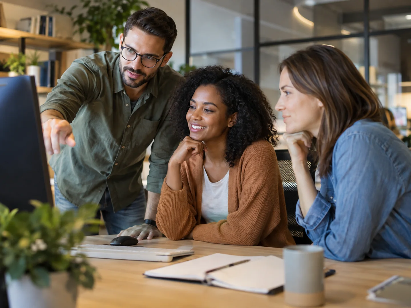 Collaborative academic work — illustrative stock photograph
